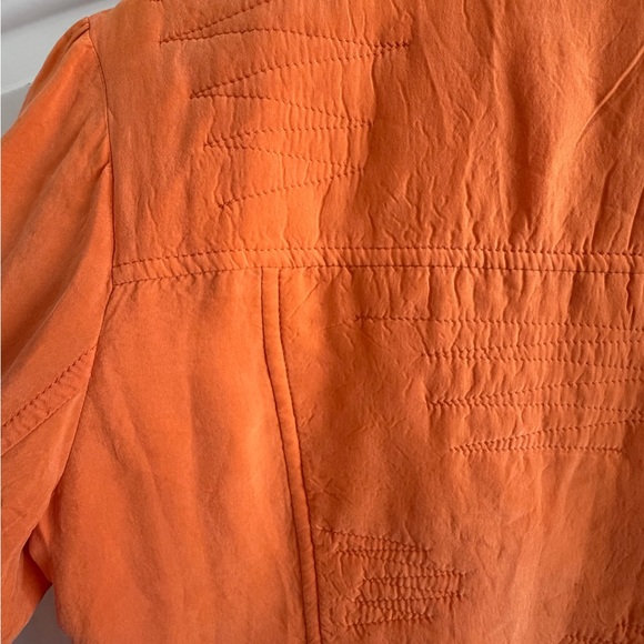 Tuzzi Brand Orange Jean Jacket for Women - Picture 7 of 16